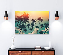 Obraz Silueta paliem 1762